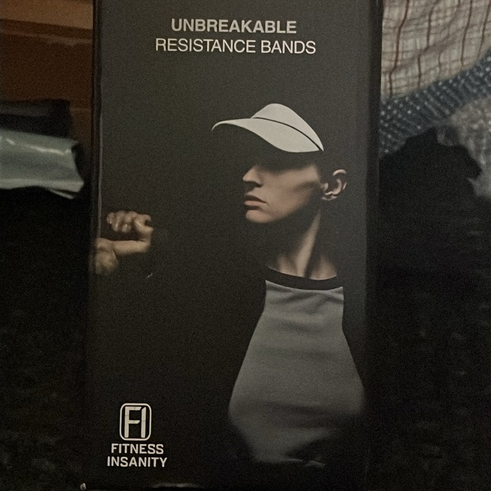 New Open Box unbreakable Resistance Bands Set Fitness Insanity . - Picture 9 of 16